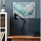 Stupell Industries Blue & White Graffiti Heart Painting Canvas Wall Art